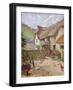 Farmyard, Porlock, Somerset-Leghe Suthers-Framed Giclee Print