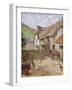 Farmyard, Porlock, Somerset-Leghe Suthers-Framed Giclee Print