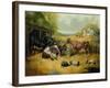 Farmyard Scene, 1853-John Frederick Herring I-Framed Giclee Print