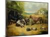 Farmyard Scene, 1853-John Frederick Herring I-Mounted Giclee Print
