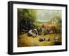 Farmyard Scene, 1853-John Frederick Herring I-Framed Giclee Print