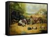 Farmyard Scene, 1853-John Frederick Herring I-Framed Stretched Canvas