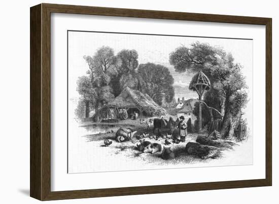 Farmyard Scene, C. 1860-Mason Jackson-Framed Art Print