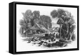 Farmyard Scene, C. 1860-Mason Jackson-Framed Stretched Canvas