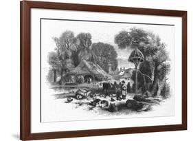 Farmyard Scene, C. 1860-Mason Jackson-Framed Premium Giclee Print