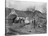 Farmyard Scene, Glenshesk, County Antrim, Ireland, C.1895-Robert John Welch-Stretched Canvas