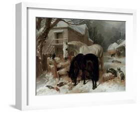 Farmyard Scene-John Frederick Herring I-Framed Giclee Print