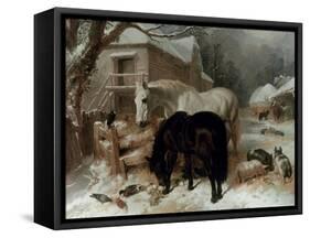 Farmyard Scene-John Frederick Herring I-Framed Stretched Canvas