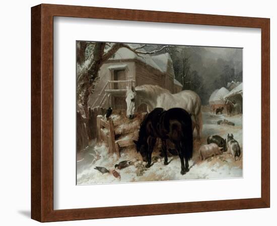 Farmyard Scene-John Frederick Herring I-Framed Giclee Print