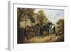 Farmyard Scene-John Frederick Herring Jnr-Framed Giclee Print