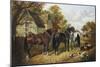Farmyard Scene-John Frederick Herring Jnr-Mounted Giclee Print