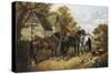 Farmyard Scene-John Frederick Herring Jnr-Stretched Canvas
