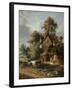 Farmyard Scene-George Vincent-Framed Giclee Print