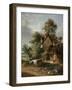 Farmyard Scene-George Vincent-Framed Giclee Print