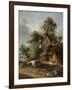 Farmyard Scene-George Vincent-Framed Giclee Print