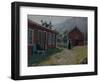 Farmyard, Western Norway-Hans Andreas Dahl-Framed Giclee Print