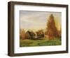 Farmyard-Francois Louis Francais-Framed Giclee Print