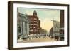 Farnam Street, Omaha, Nebraska-null-Framed Art Print