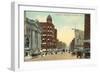 Farnam Street, Omaha, Nebraska-null-Framed Art Print