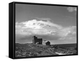 Farne Islands Tower-null-Framed Stretched Canvas