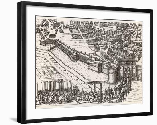 Farnese Enters Antwerp-null-Framed Photographic Print