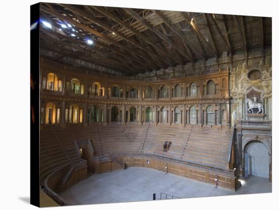 Farnese Theatre in the Pilotta Palace, Parma, Emilia-Romagna, Italy, Europe-Pitamitz Sergio-Stretched Canvas