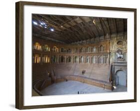 Farnese Theatre in the Pilotta Palace, Parma, Emilia-Romagna, Italy, Europe-Pitamitz Sergio-Framed Photographic Print