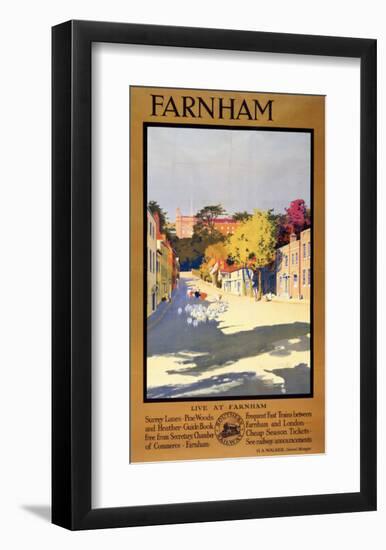 Farnham Sheep-null-Framed Art Print