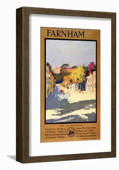 Farnham Sheep-null-Framed Art Print