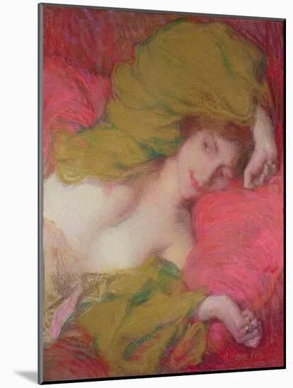 Farniente-Edmond-francois Aman-jean-Mounted Giclee Print