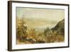 Farnley Hall From Above Otley-J. M. W. Turner-Framed Giclee Print