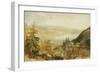 Farnley Hall From Above Otley-J. M. W. Turner-Framed Giclee Print