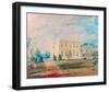 Farnley Hall from the East, 1818-J M W Turner-Framed Giclee Print