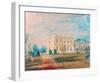 Farnley Hall from the East, 1818-J M W Turner-Framed Giclee Print