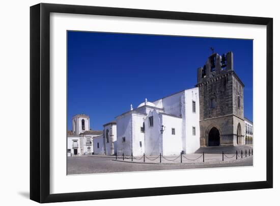 Faro Cathedral with Gothic Foundations and Renaissance Interior-null-Framed Giclee Print