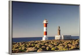 Faro De Fuencaliente Lighthouses at Sunrise, Punta De Fuencaliente, La Palma, Canary Islands, Spain-Markus Lange-Framed Photographic Print