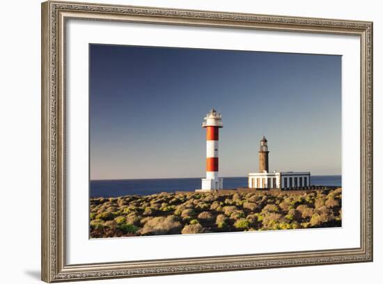 Faro De Fuencaliente Lighthouses at Sunrise, Punta De Fuencaliente, La Palma, Canary Islands, Spain-Markus Lange-Framed Photographic Print