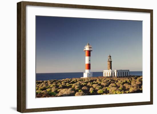 Faro De Fuencaliente Lighthouses at Sunrise, Punta De Fuencaliente, La Palma, Canary Islands, Spain-Markus Lange-Framed Photographic Print