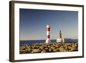 Faro De Fuencaliente Lighthouses at Sunrise, Punta De Fuencaliente, La Palma, Canary Islands, Spain-Markus Lange-Framed Photographic Print