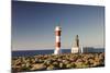 Faro De Fuencaliente Lighthouses at Sunrise, Punta De Fuencaliente, La Palma, Canary Islands, Spain-Markus Lange-Mounted Photographic Print