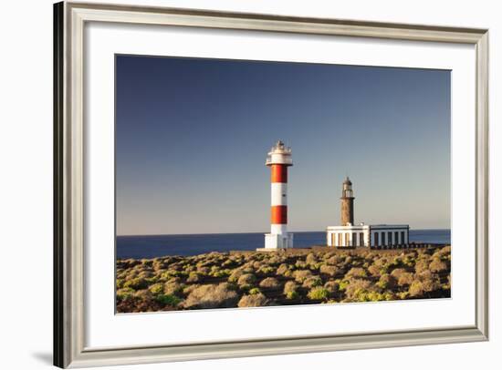 Faro De Fuencaliente Lighthouses at Sunrise, Punta De Fuencaliente, La Palma, Canary Islands, Spain-Markus Lange-Framed Photographic Print