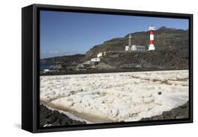 Faro De Fuencaliente Lighthouses, La Palma, Canary Islands, Spain, 2009-Peter Thompson-Framed Stretched Canvas