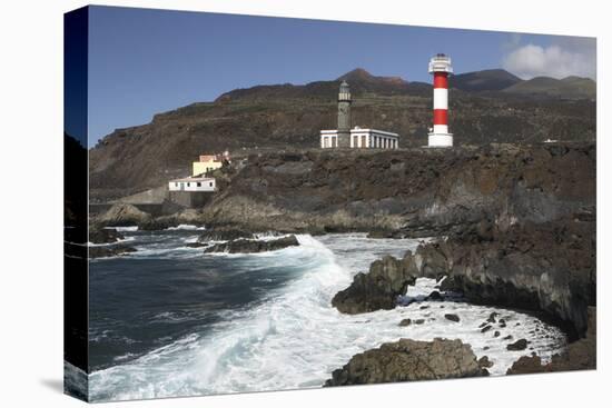 Faro De Fuencaliente Lighthouses, La Palma, Canary Islands, Spain, 2009-Peter Thompson-Stretched Canvas