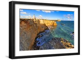 Faro de Los Morillos, Puerto Rico-George Oze-Framed Photographic Print