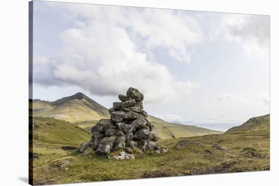 Faroes, cairn-olbor-Stretched Canvas