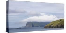 Faroes, coast, scenery, sea, Mykines-olbor-Stretched Canvas