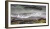 Faroes, coast, waves, rocks, abstract-olbor-Framed Photographic Print