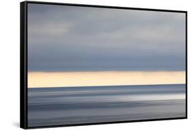 Faroes, light mood, sea, heaven-olbor-Framed Stretched Canvas