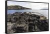 Faroes, Sandoy, coast-olbor-Framed Stretched Canvas