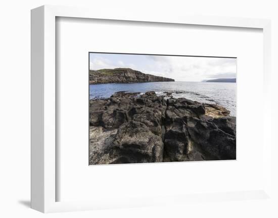 Faroes, Sandoy, coast-olbor-Framed Photographic Print